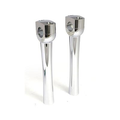 Riser Dighton Alu Domed alti 8&rsquo;&rsquo;, cromati, Per man 