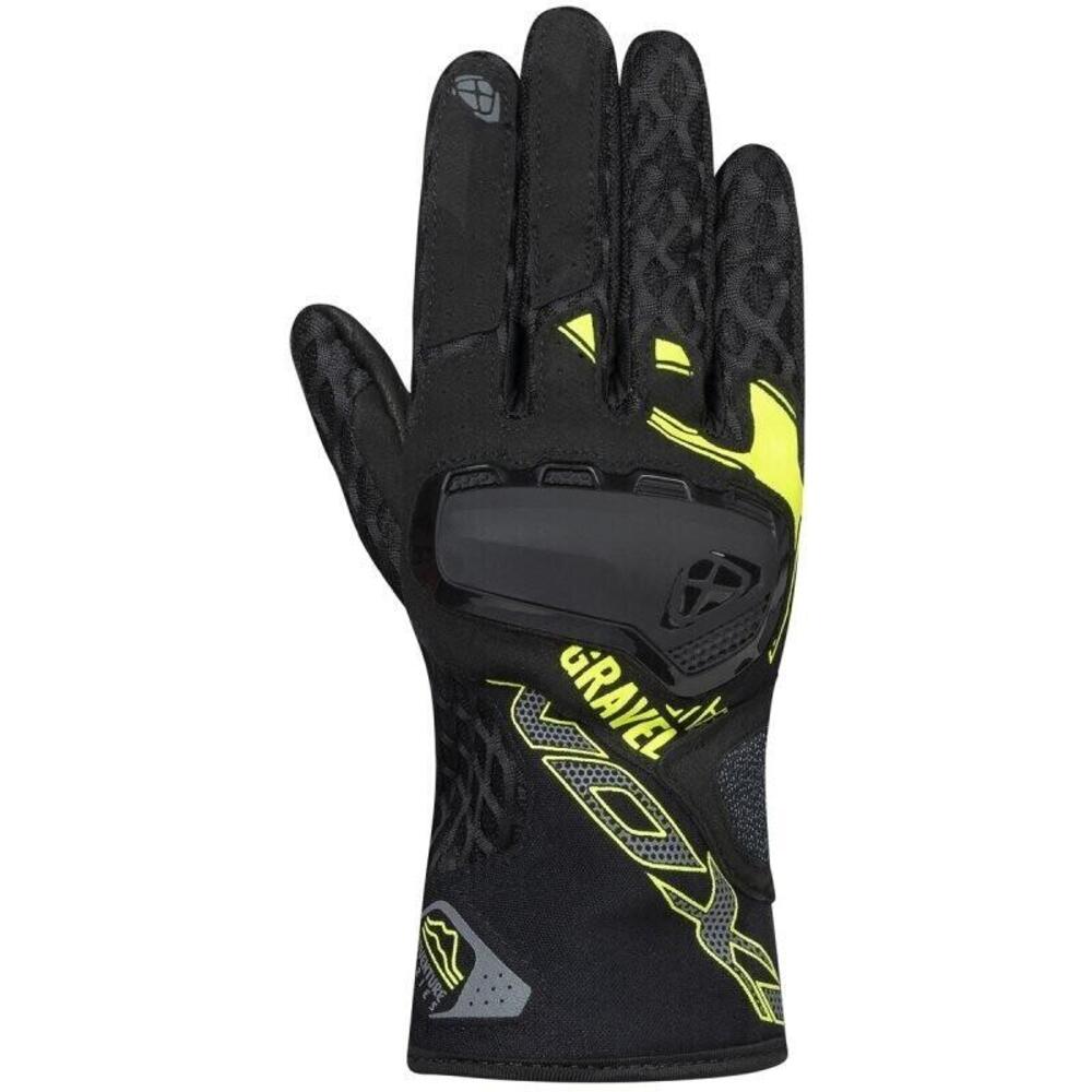 Guanti moto Estivi Ixon Gravel Air Nero Giallo Viv