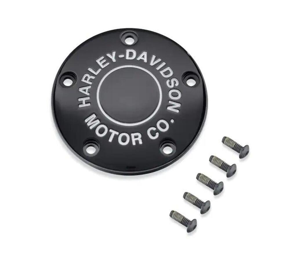Point Cover HD Motor Co. nero per Dyna, Softail e 