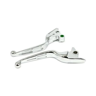 Leve freno e frizione cromate con 3 asole per Soft Drag Specialties
