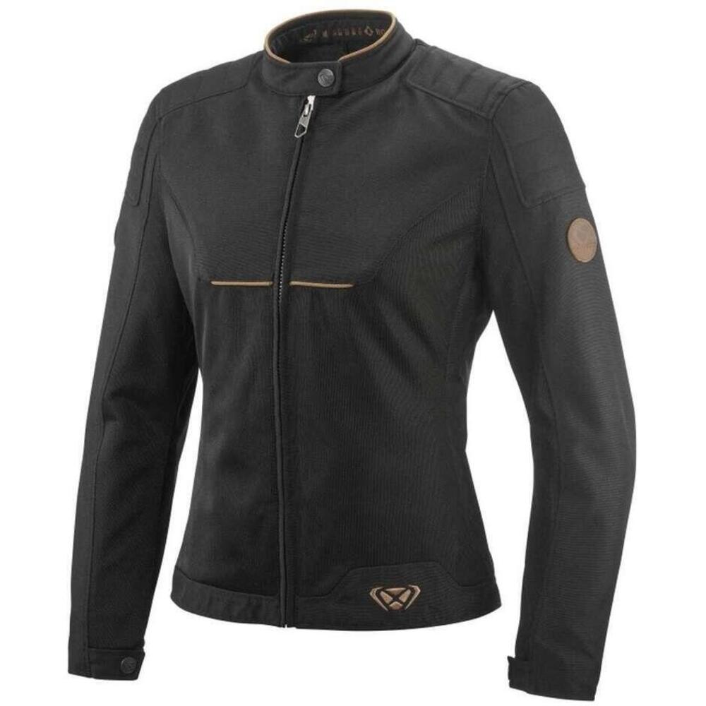 Giacca moto donna Ixon Cornet Lady Nero Marrone