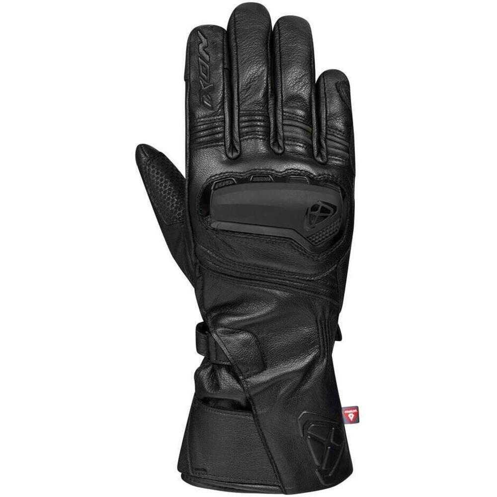 Guanti moto pelle invernali Ixon PRO MILES Nero