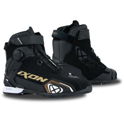 Scarpe moto donna Ixon BULL 2 WP LADY Nero Bianco