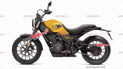 Royal Enfield Guerrilla 450, arriva un render