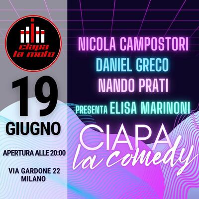 Nuovo stand-up comedy da Ciapa la Moto, ci hanno preso gusto&hellip;