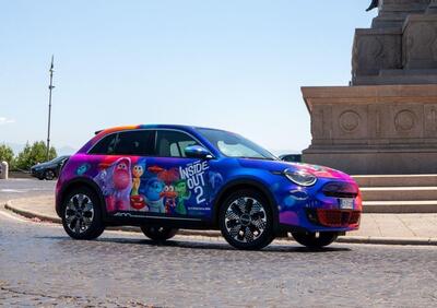 Inside Out 2, il debutto al cinema con una Fiat 600 dedicata alla Disney