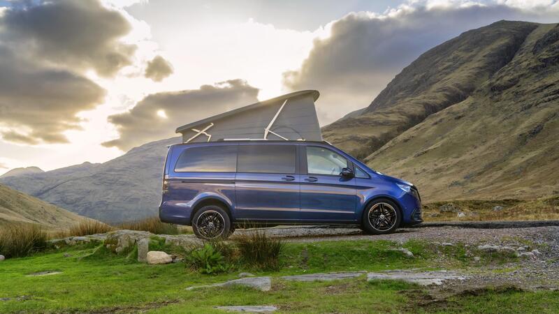 Mercedes Classe V Marco Polo, questo si che &egrave; Glamping