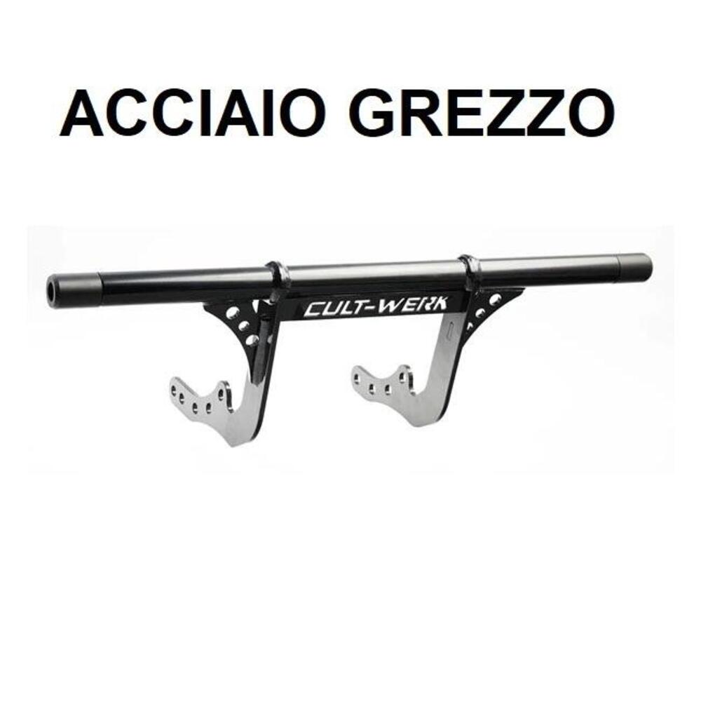 Crash Bar anteriore Clubstyle Cult Werk ACCIAIO GR 
