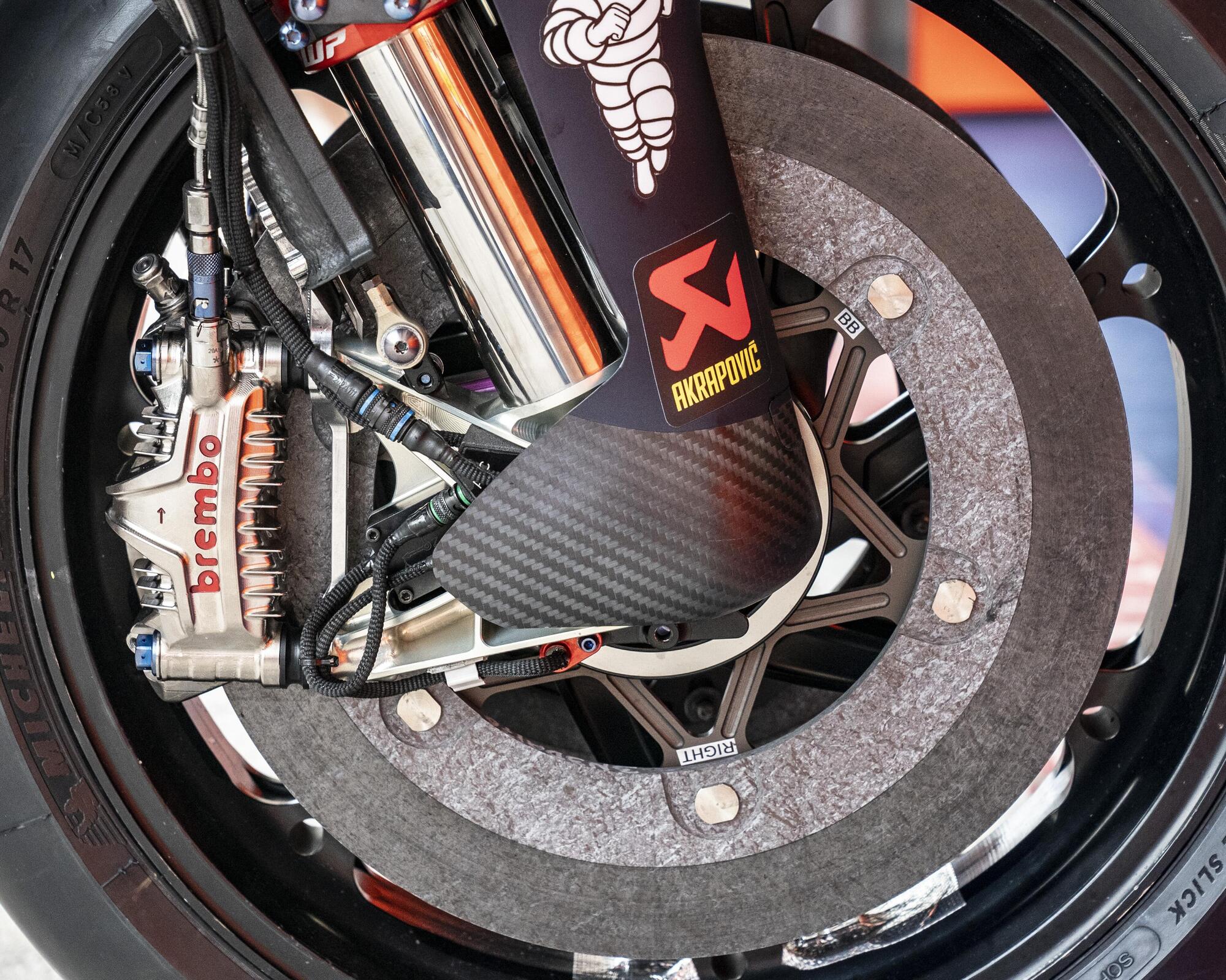 Impianto frenante Brembo MotoGP 2024