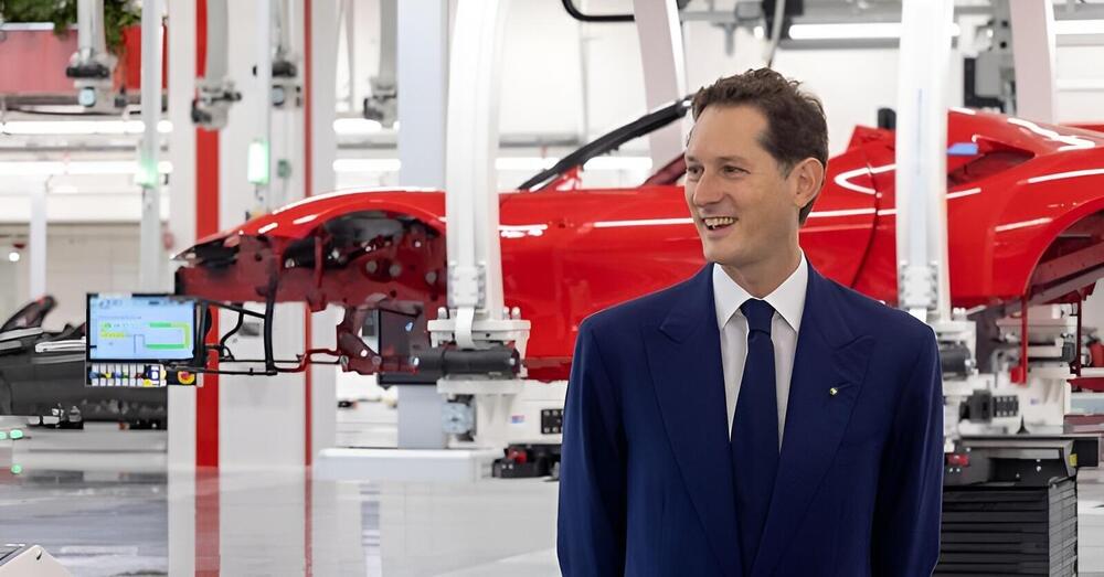 La prima Ferrari elettrica? John Elkann: &ldquo;&Egrave; la prova che manteniamo le promesse&rdquo;. Ed ecco la fabbrica (e-Building) da 200 milioni di euro dove verr&agrave; realizzata la supercar a batteria, tra robot e operai veri. E sul prezzo...