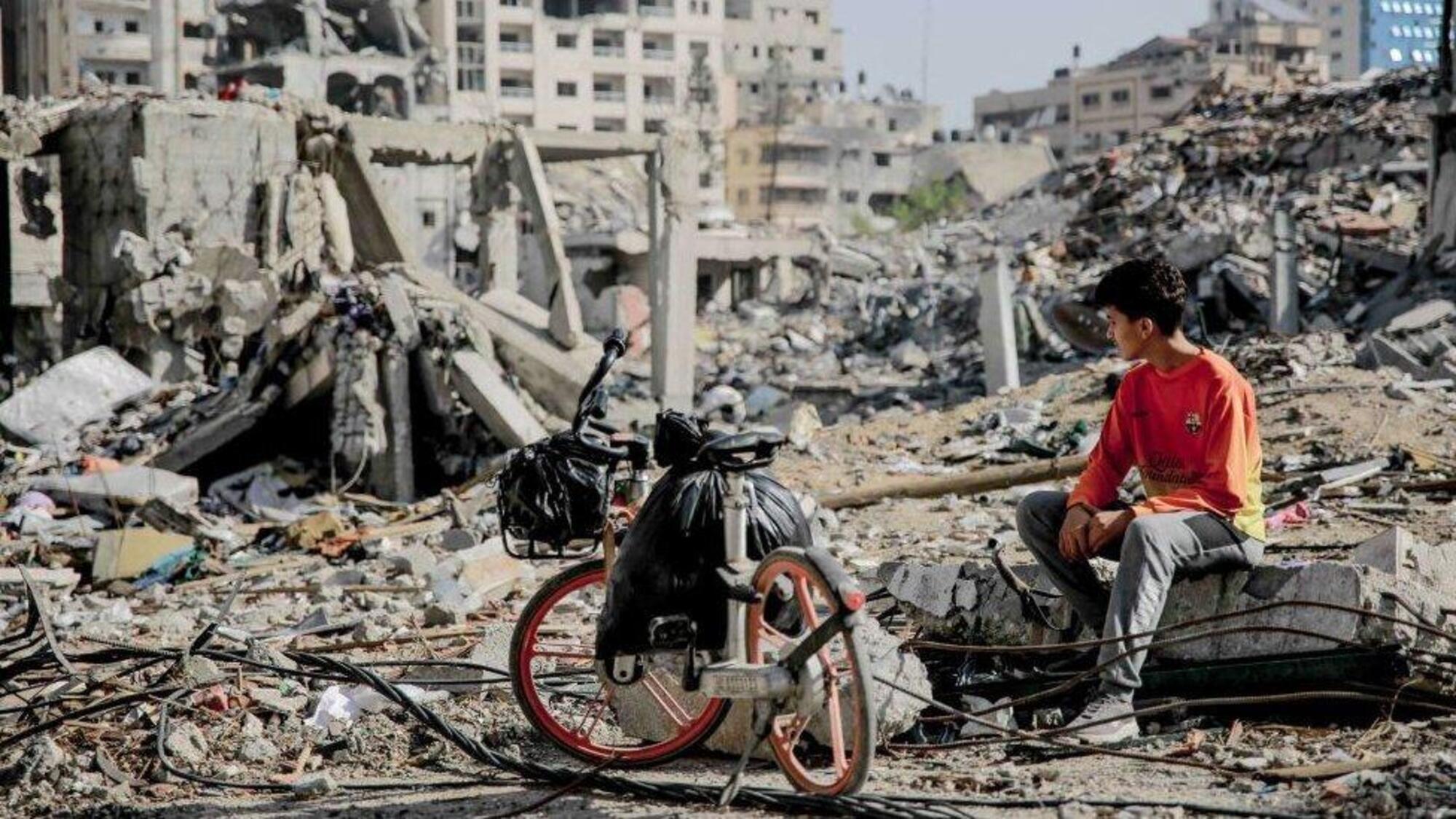 Un&#039;immagine della striscia di Gaza