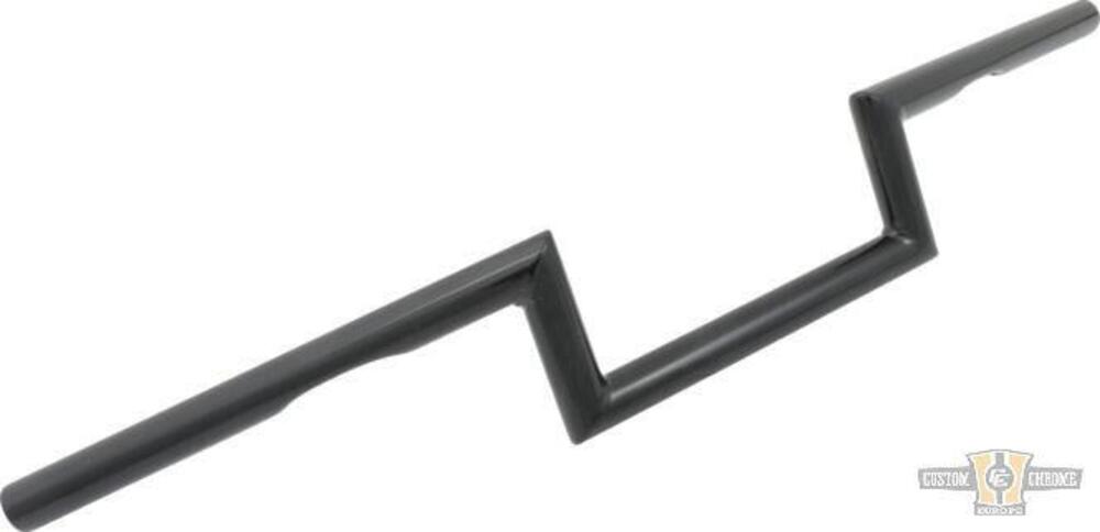 Manubrio Z Bar 1", alto 4", Largo 72cm, nero, con Jammer