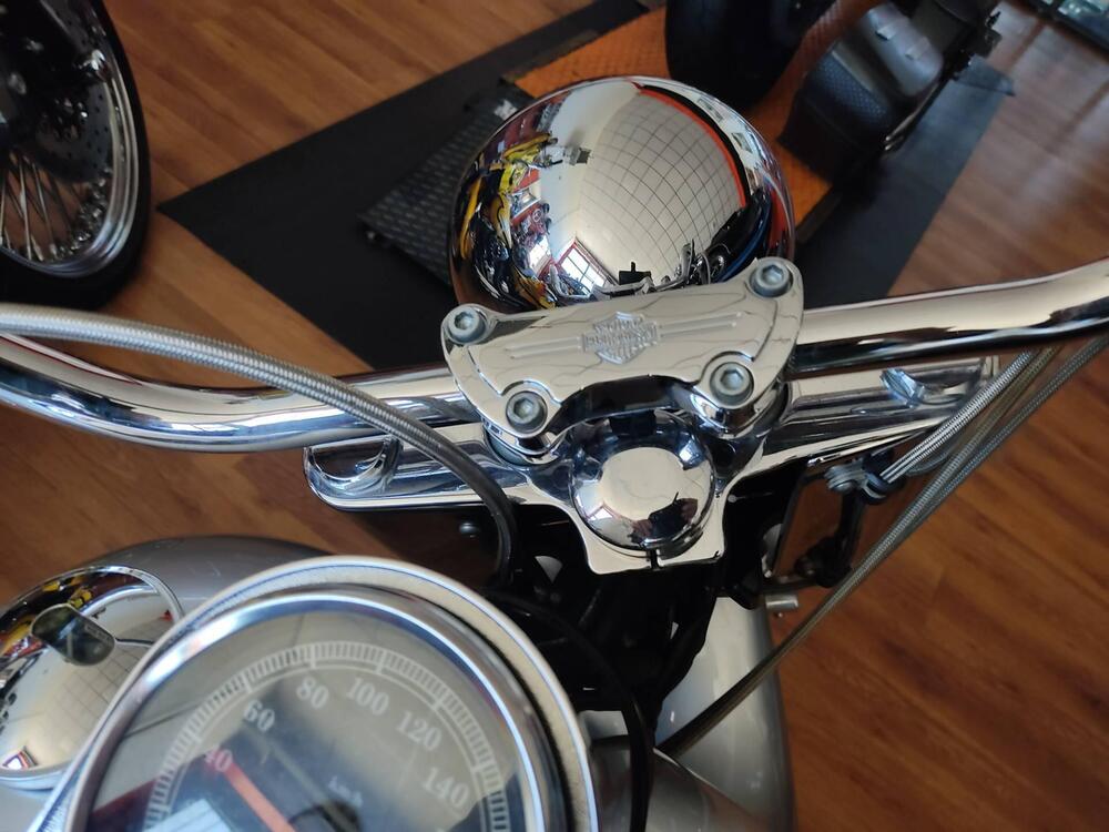 Harley-Davidson Fat Boy anniversario 100 anni bi-color argento e nero (7)