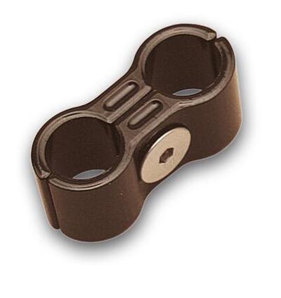 Separatore cavi candele nero Custom Chrome 