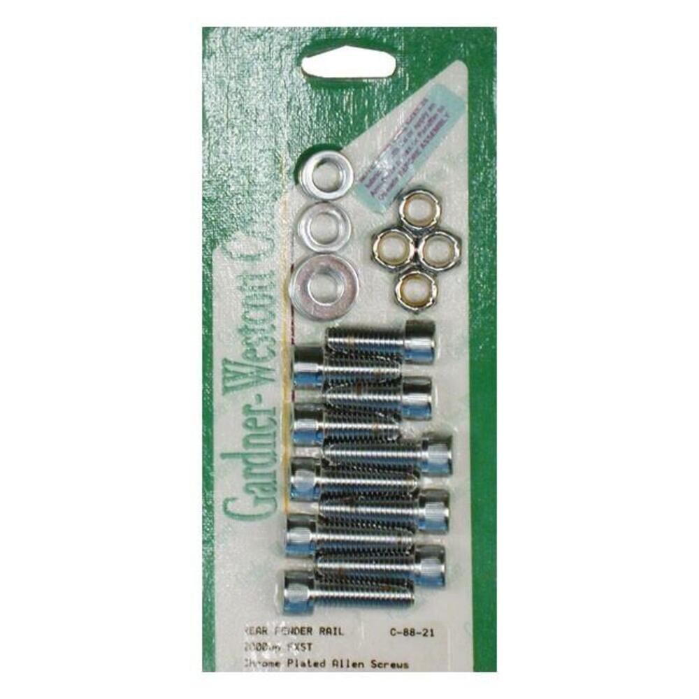 Viti montaggio parafango posteriore cromate per So 