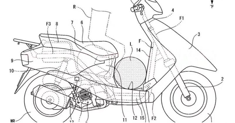 Honda brevetta l&#039;acceleratore a pedale: sullo scooter come in auto