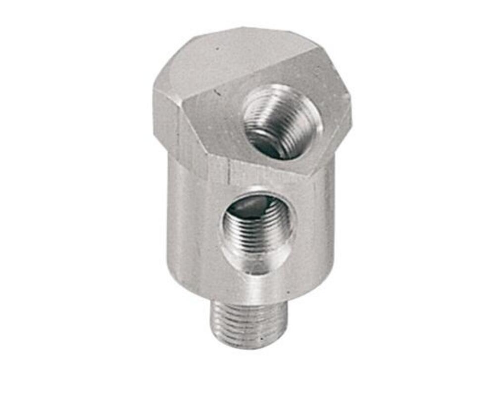 Adattatore doppia uscita per manometro pressione o 