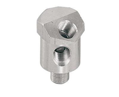 Adattatore doppia uscita per manometro pressione o 