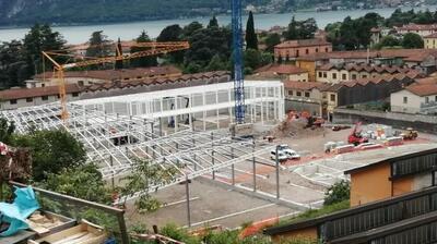 Proseguono i lavori per il nuovo stabilimento Guzzi