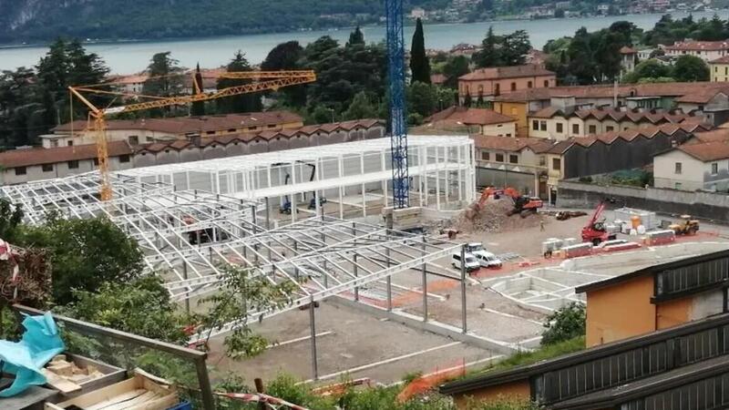 Proseguono i lavori per il nuovo stabilimento Guzzi