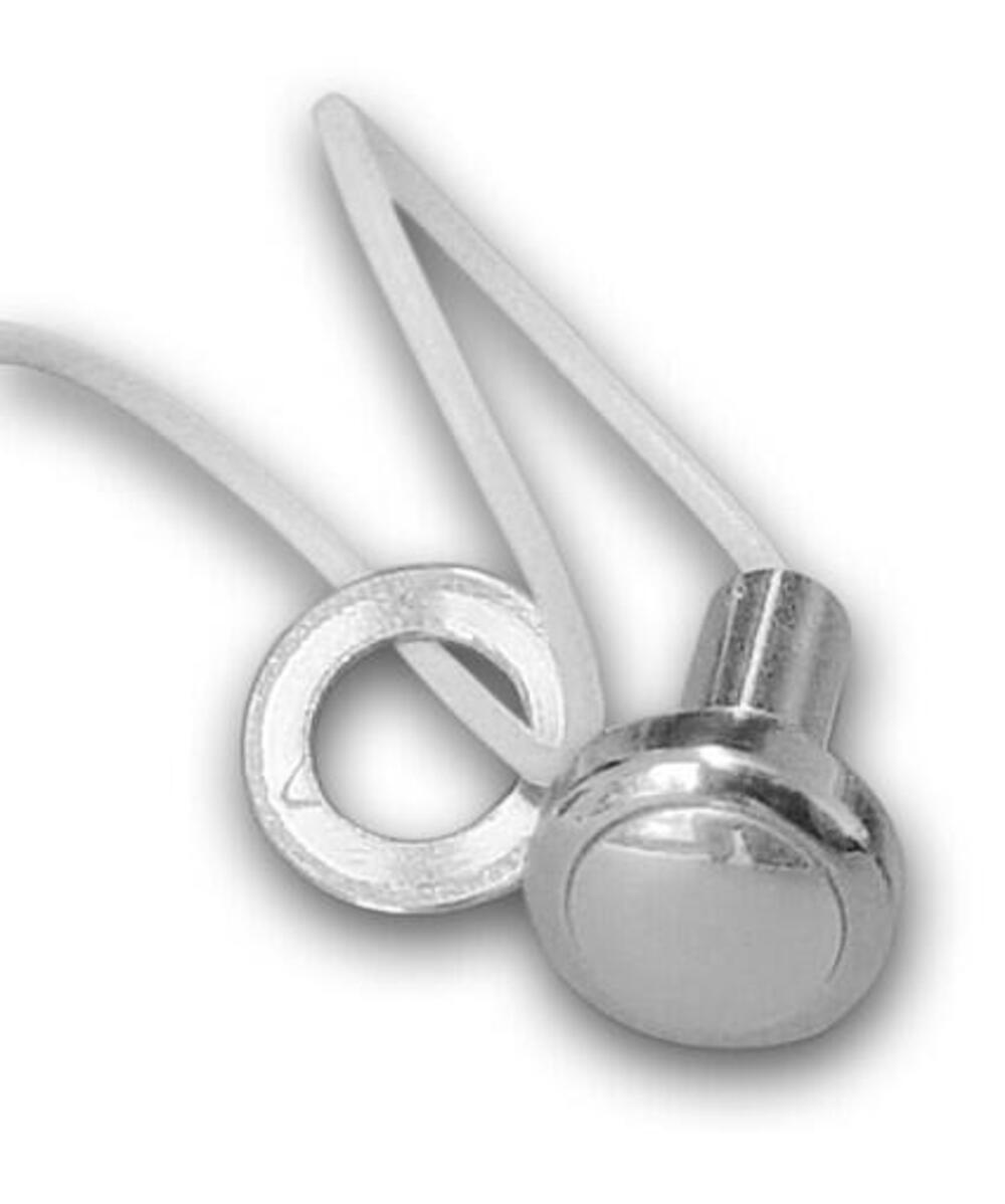 Pulsante mini inox diametro 12mm - uscita 1 filo C 