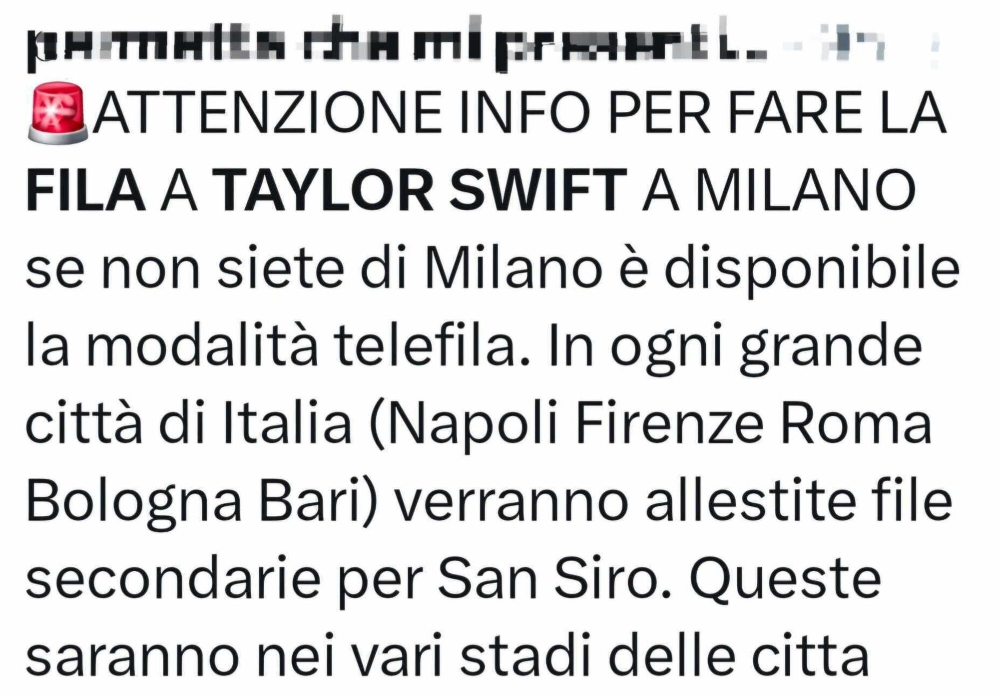 regolamento per fan non residenti a Milano