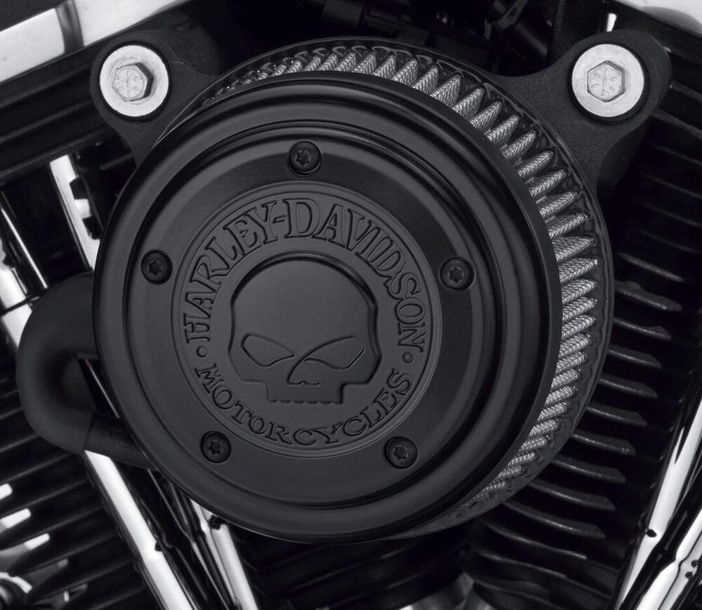 Coperchio filtro aria Skull Harley Davidson nero p 