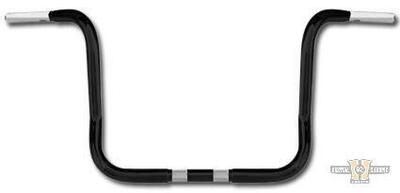 Manubrio Ape Hanger 1-1/4" alto 12,5" FLHT nero Ba 