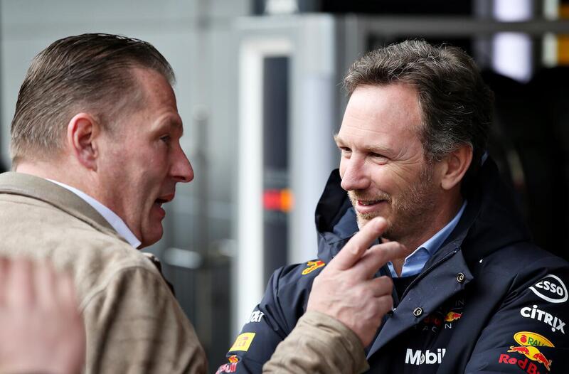 Christian Horner e Jos Verstappen