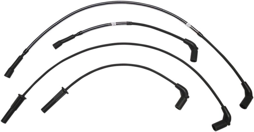 Cavi candele Magnum in treccia nera per Touring da 