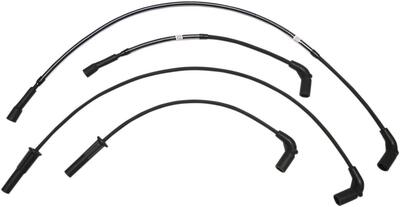 Cavi candele Magnum in treccia nera per Touring da 