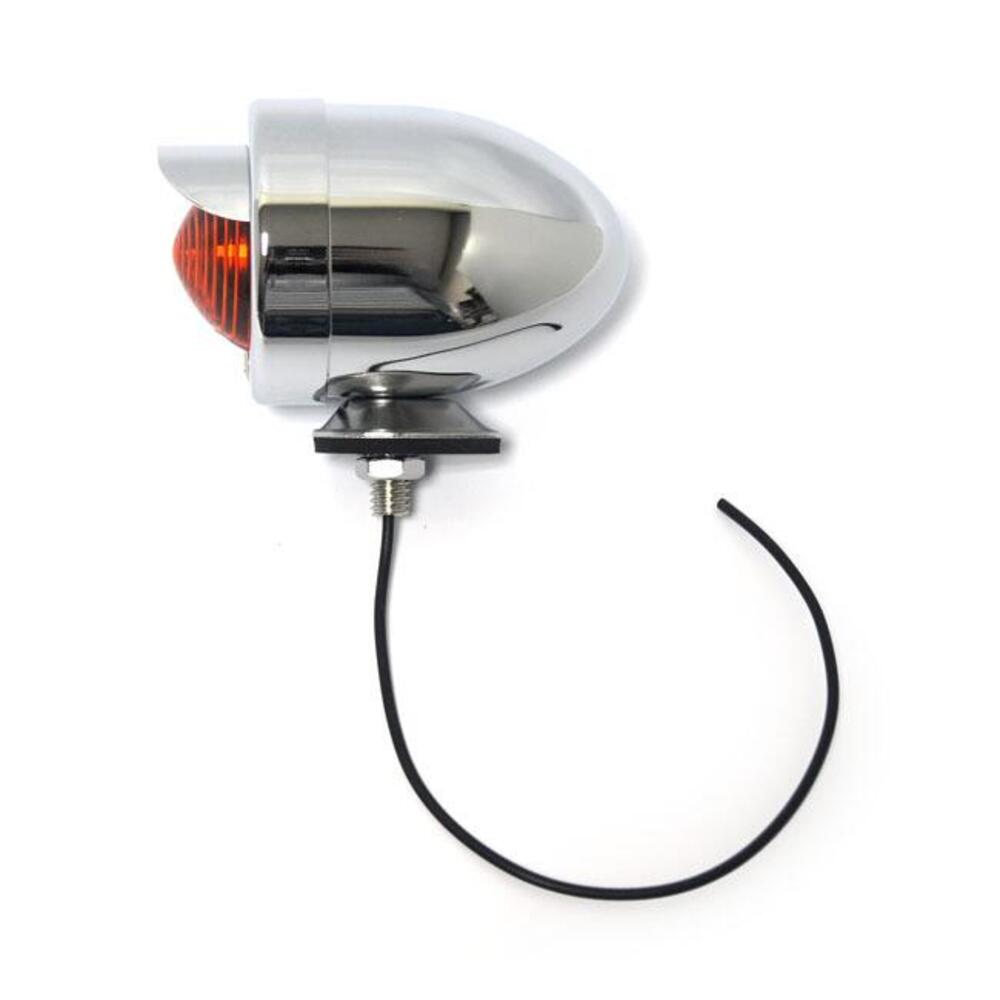 Freccia a lampadina Bullet cromata lente arancio c 