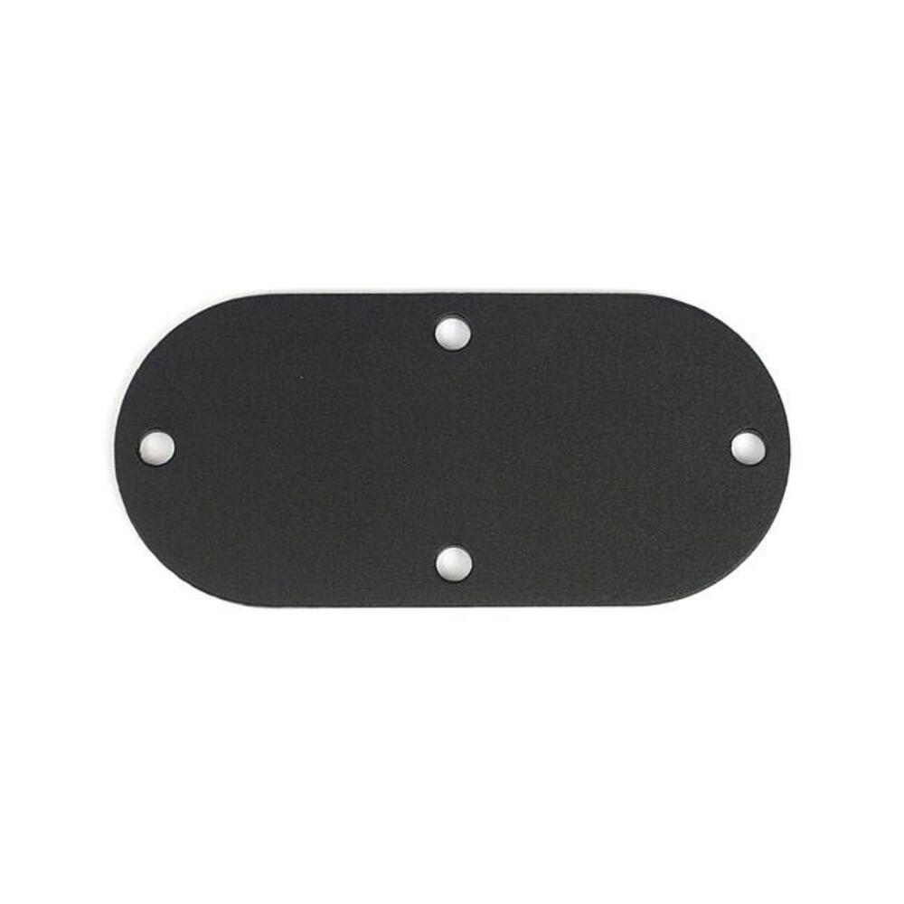 Coperchio ispezione nero grinzato per Softail dal 