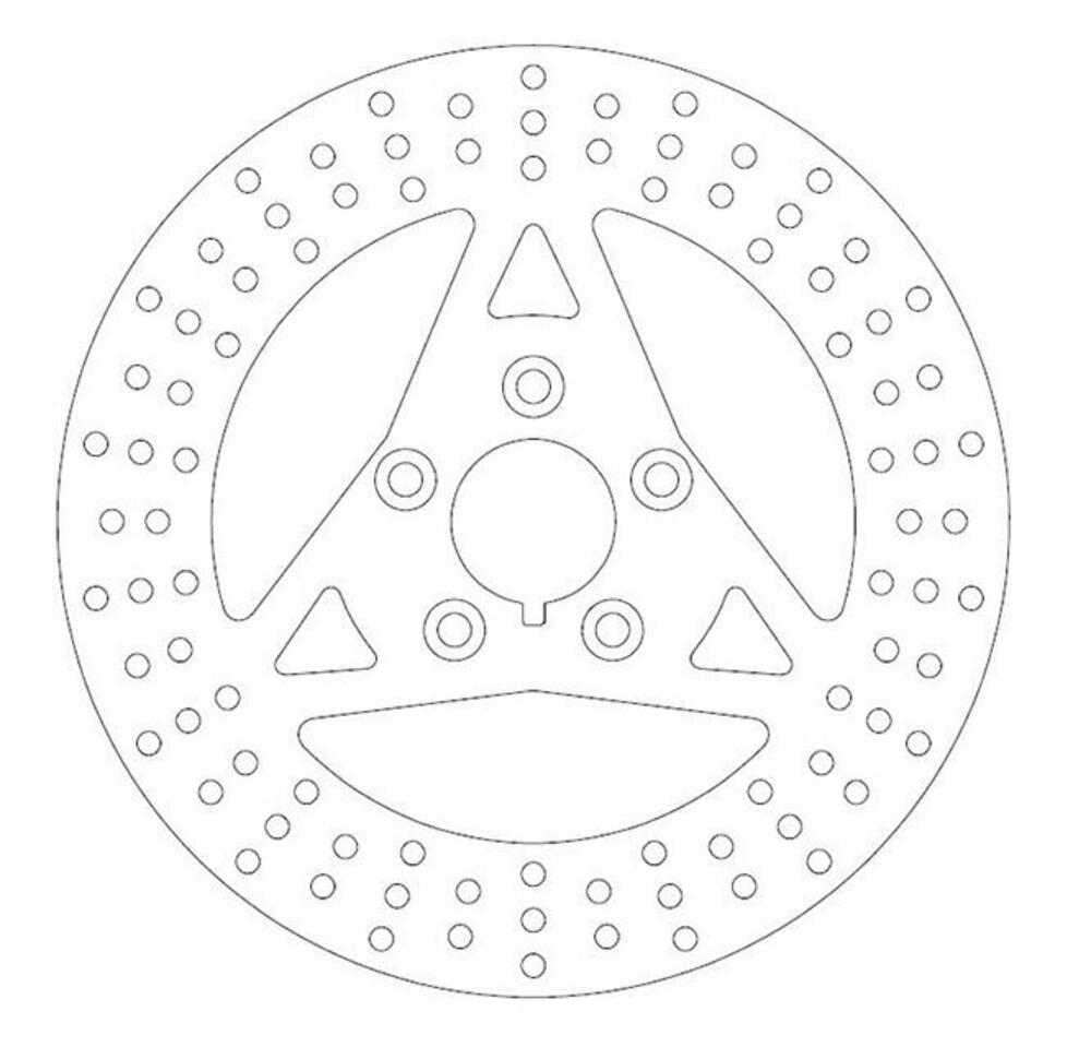 Disco freno posteriore Diametro 11,5" Ferodo Flott