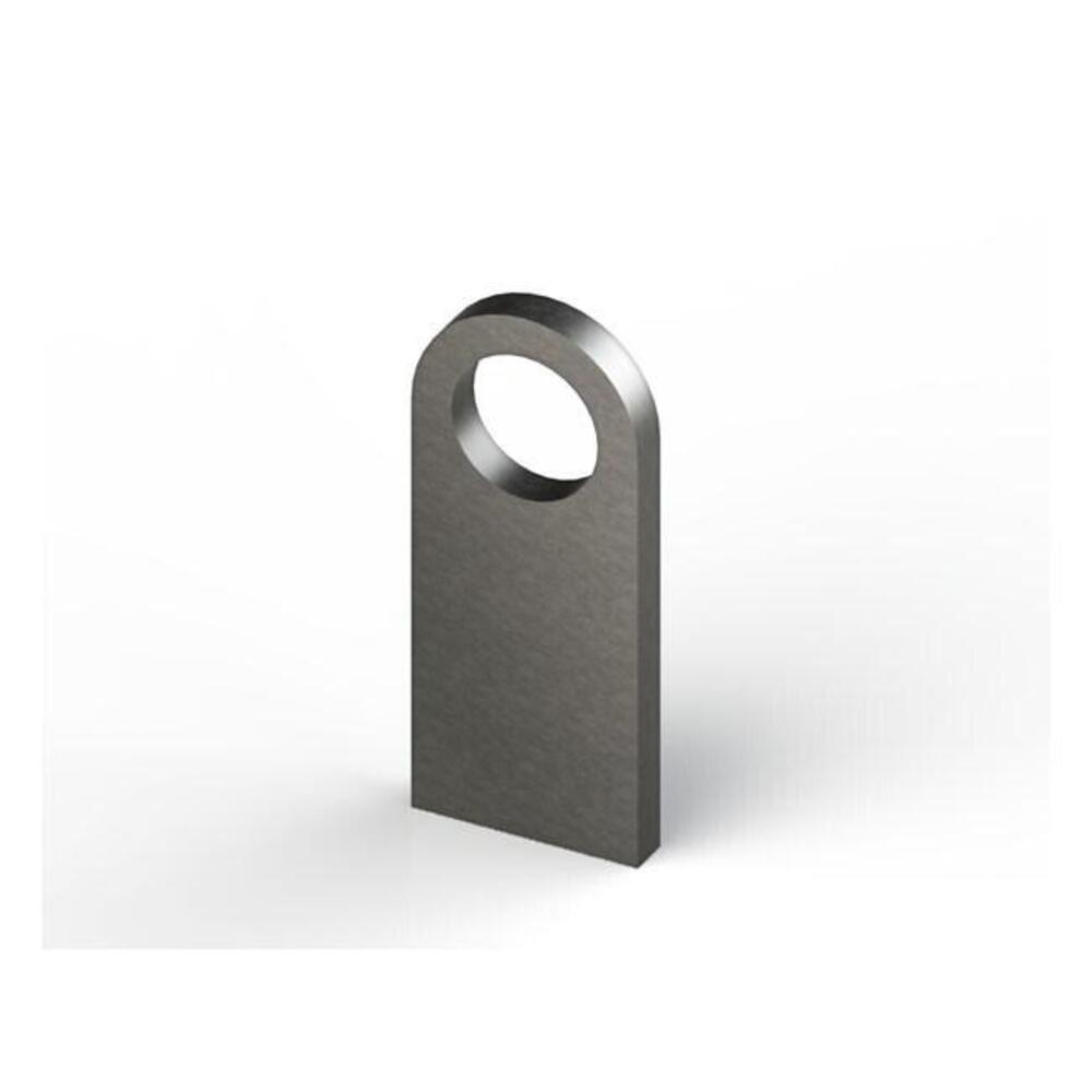 Staffe in acciaio da saldare B 32mm x L 75mm x 6mm 