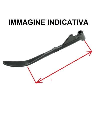 Cavalletto allungato nero per Sportster dal 1989 a Zodiac