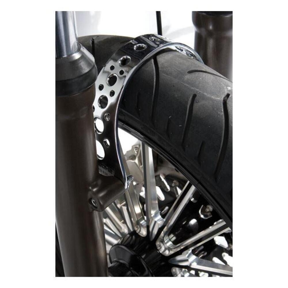 Piastra stabilizzatrice cromata RSD Per Dyna e Sof Roland Sands