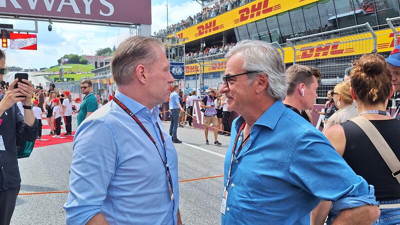 Jos Verstappen e Carlos Sainz Sr al GP d&#039;Austria