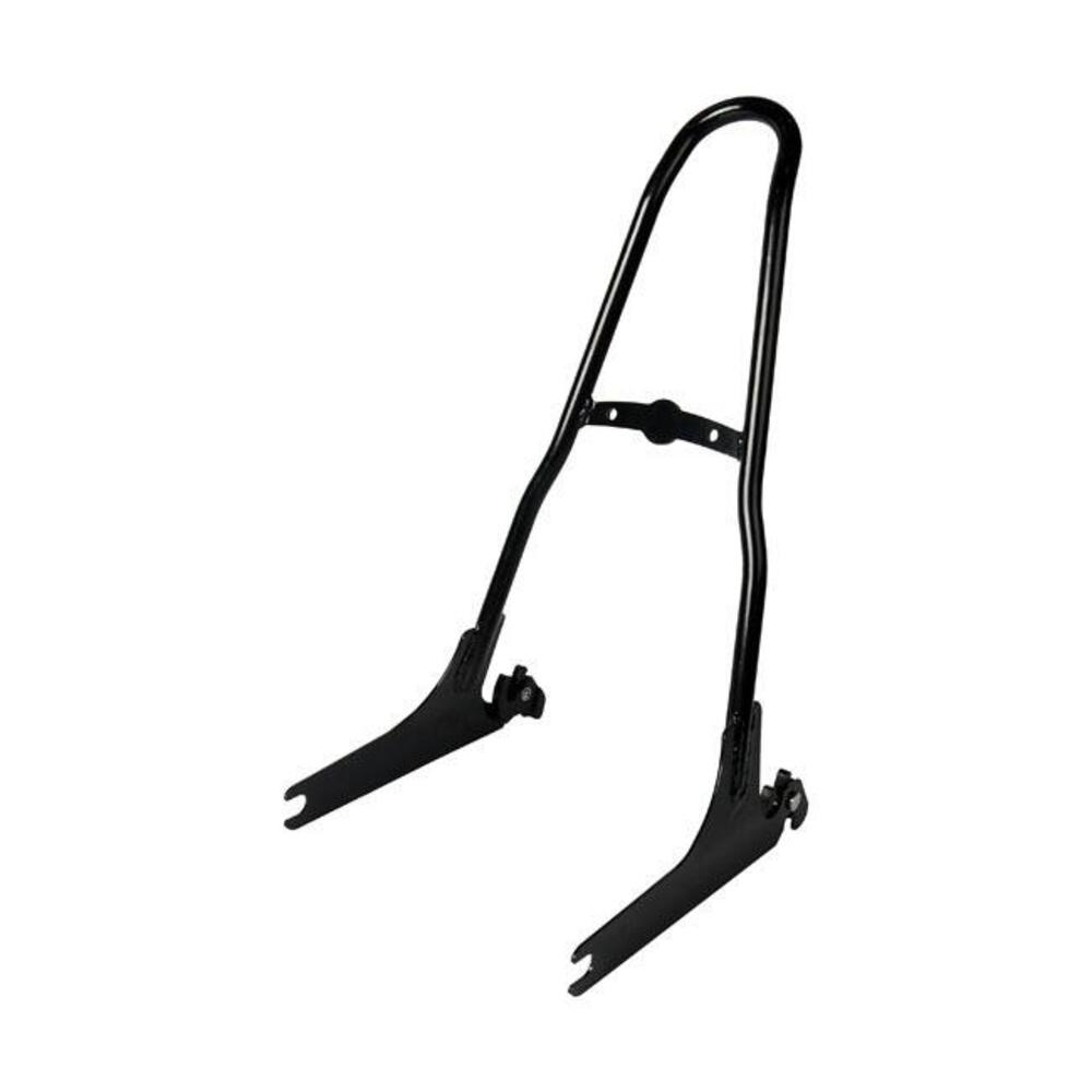 Schienalino Sissy Bar rimovibile nero alto 21” per 