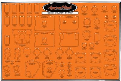 Pannello espositore per Guarnizioni motore e parao 