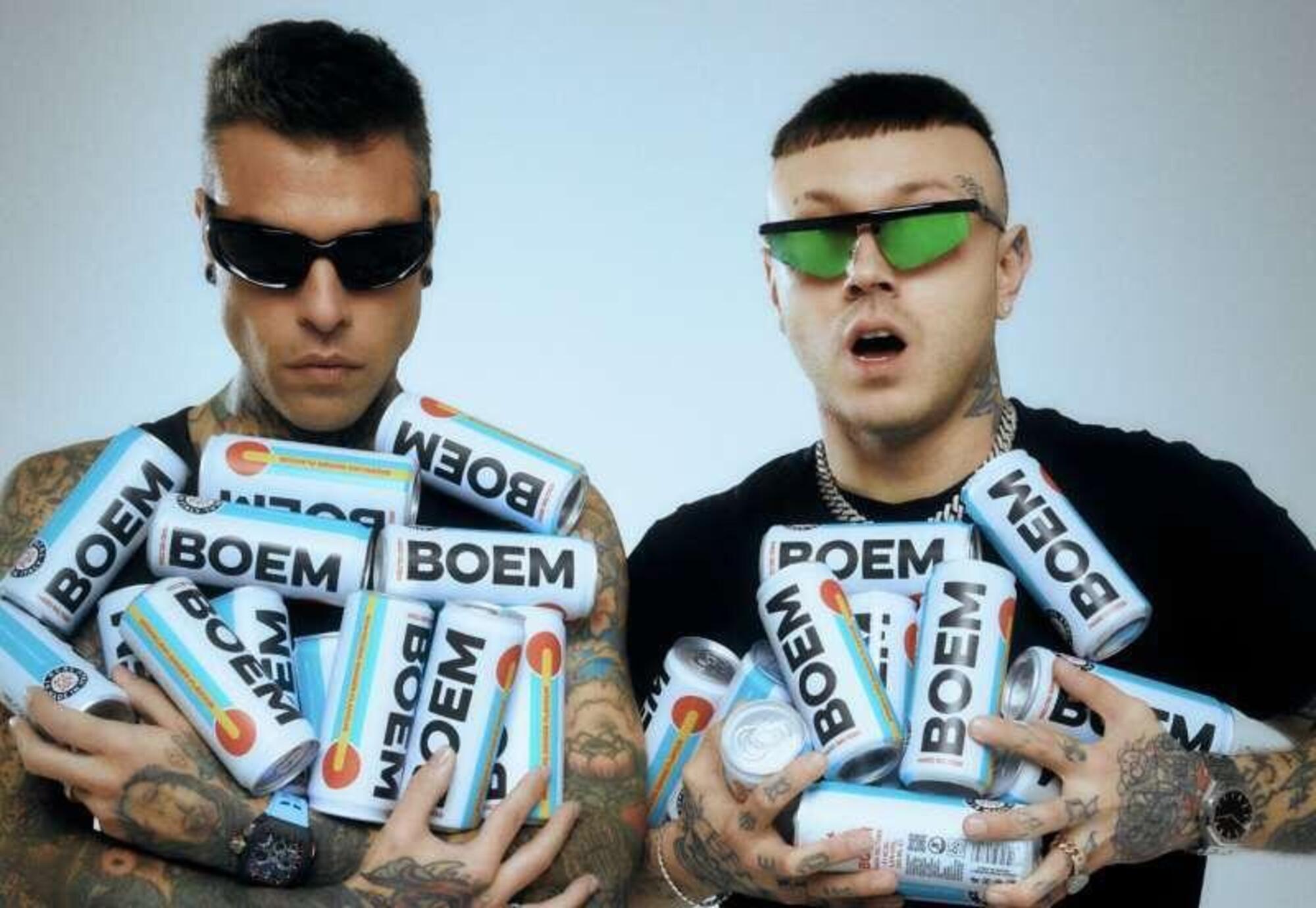 Fedez, Lazza e la bibita Boem