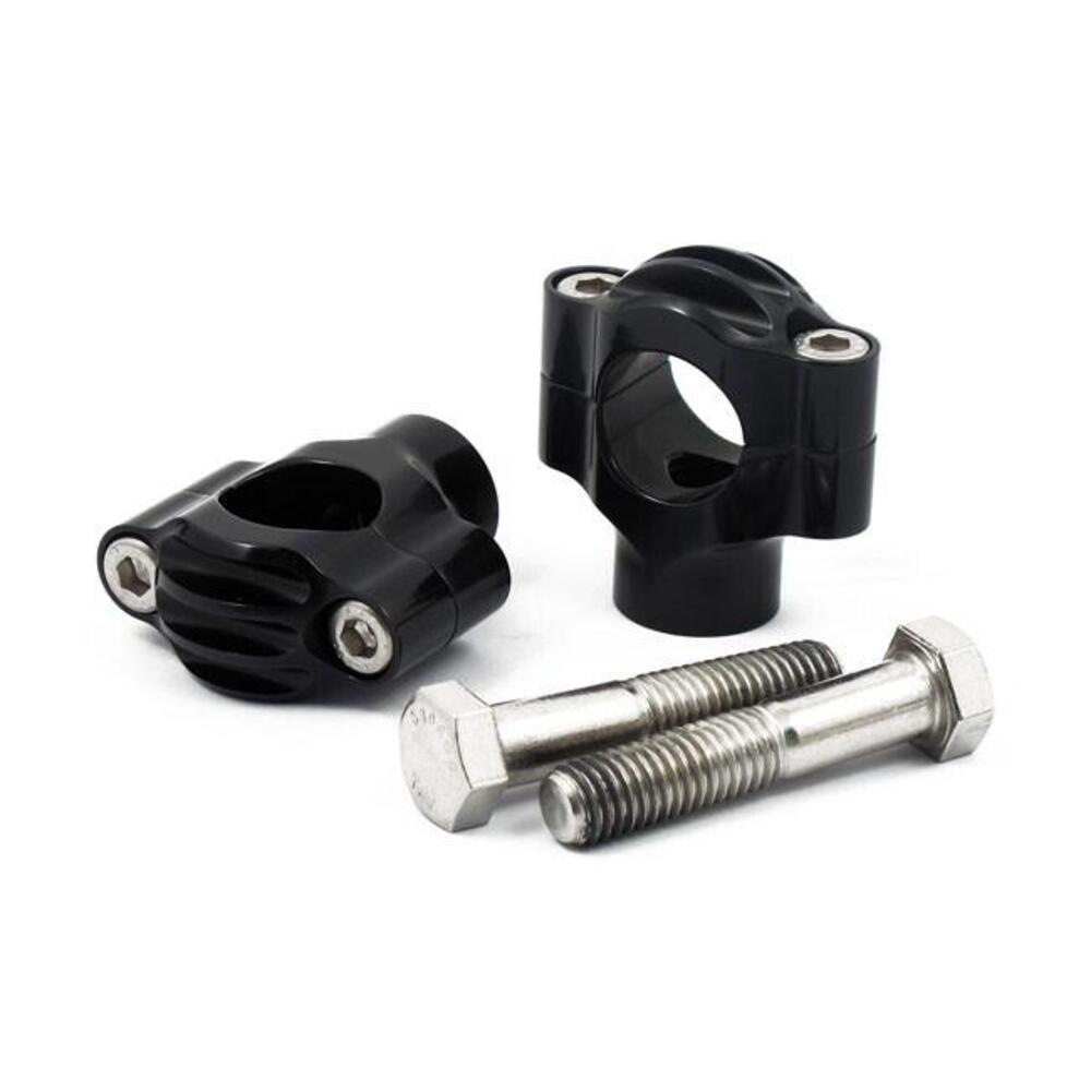 Riser Rough Crafts Finned alti 1.3” neri, Per manu