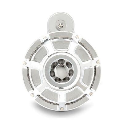 Clacson Arlen Ness Beveled cromato per Sportster d