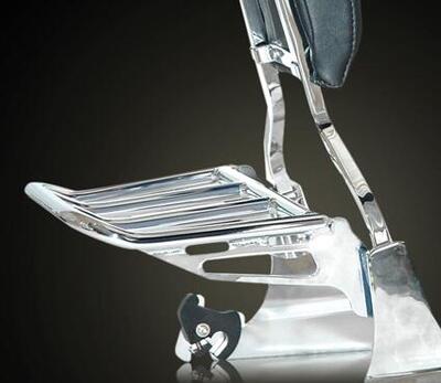 Portapacchi cromato Per schienale Custom Chrome 