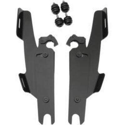 Kit sgancio rapido nero per parabrezza Memphis Fat 