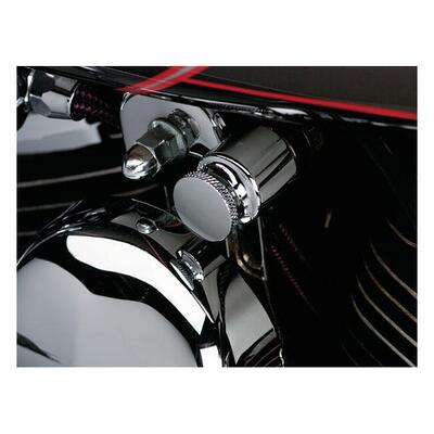 Pomello cavo aria cromato - copertura Kuryakyn 