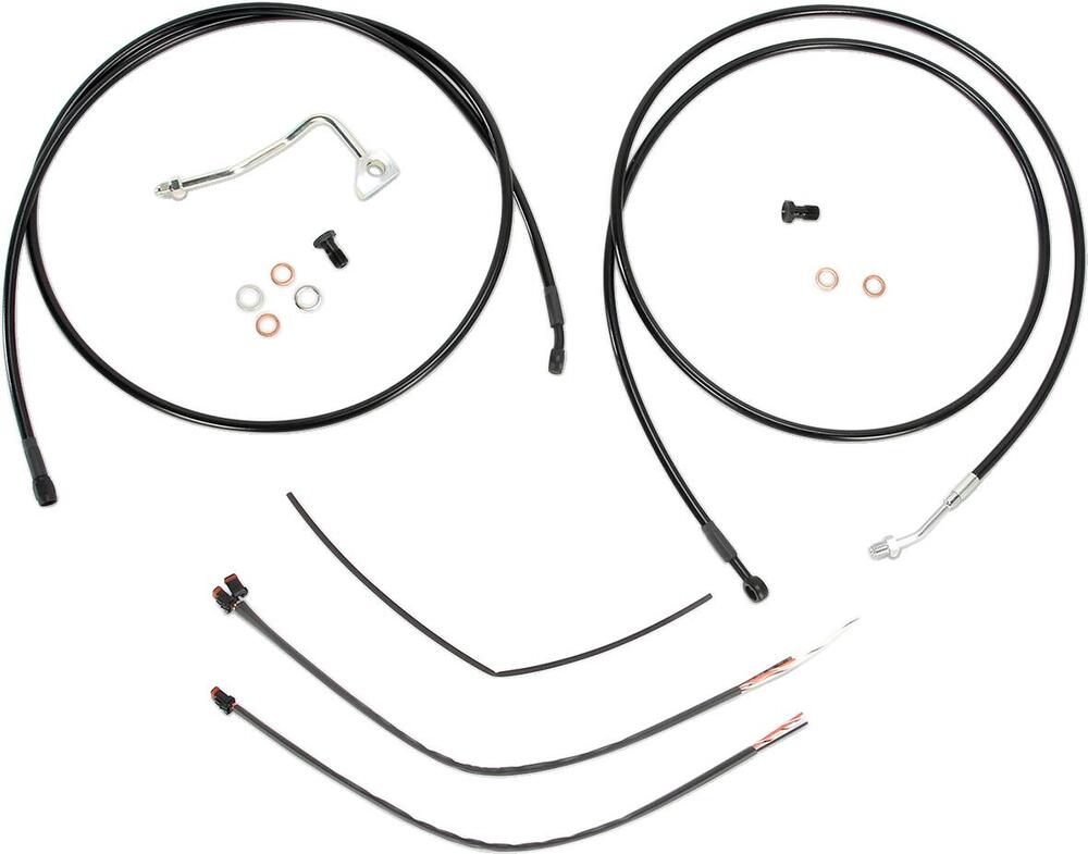 Kit cavi Touring per manubrio 13'' (33cm) neri con 