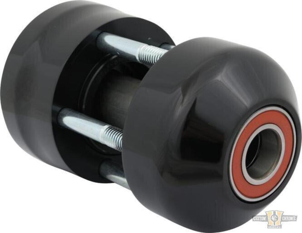 Mozzo billet posteriore nero Custom Chrome 