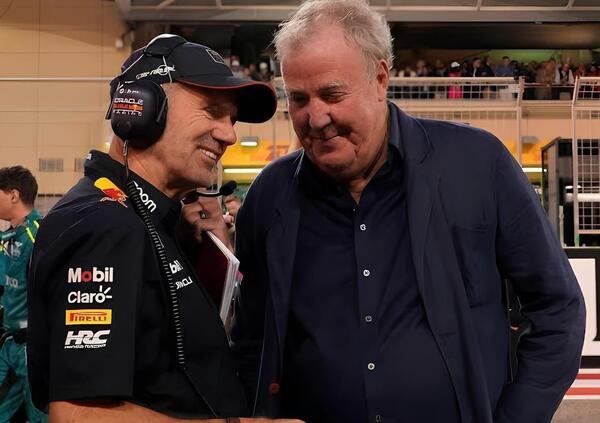 Jeremy Clarkson, scoop su Newey: &ldquo;Non sta cercando casa a Maranello, ma...&rdquo;. L&rsquo;ex Top Gear porta scompiglio in Formula 1 (e in tv) [VIDEO]