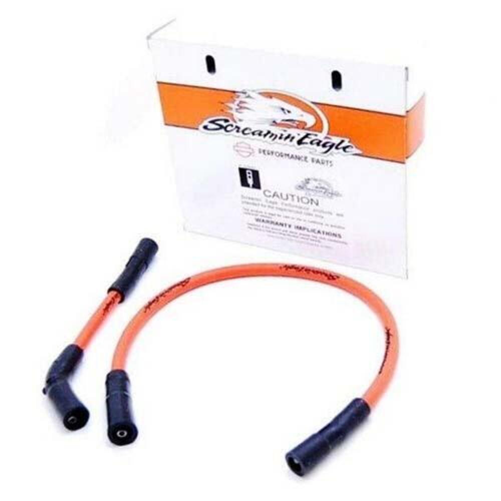Cavi candele 10 mm Screamin Eagle arancio per Spor 